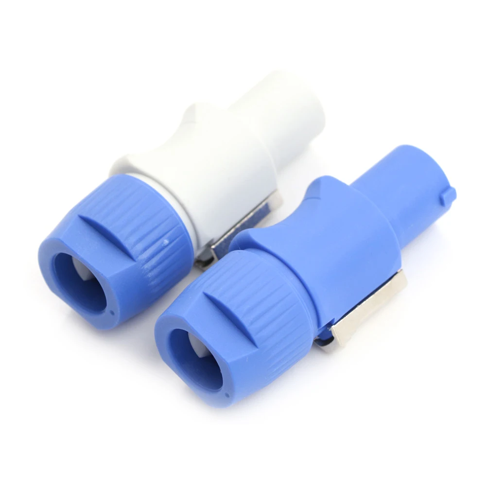 New white/blue connector  NAC3FCA PowerCon 20A AC Cable