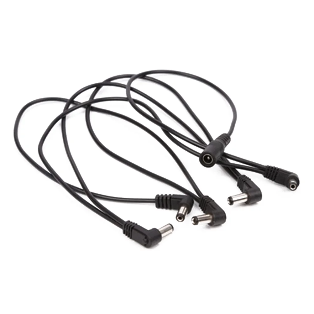 5 Way Right Angle Daisy Chain Cable for Guitars and Basses Effect Pedals power chain power cable