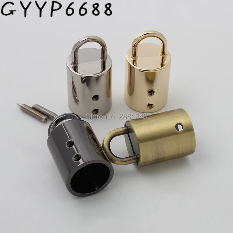 10-30Pcs 5 Kleuren Tas Accessoires Diy Metalen Gesp Bellpull Gevlochten Touw Zak Gesp Verkoop Stopper Lederen Koord kwastje End Caps