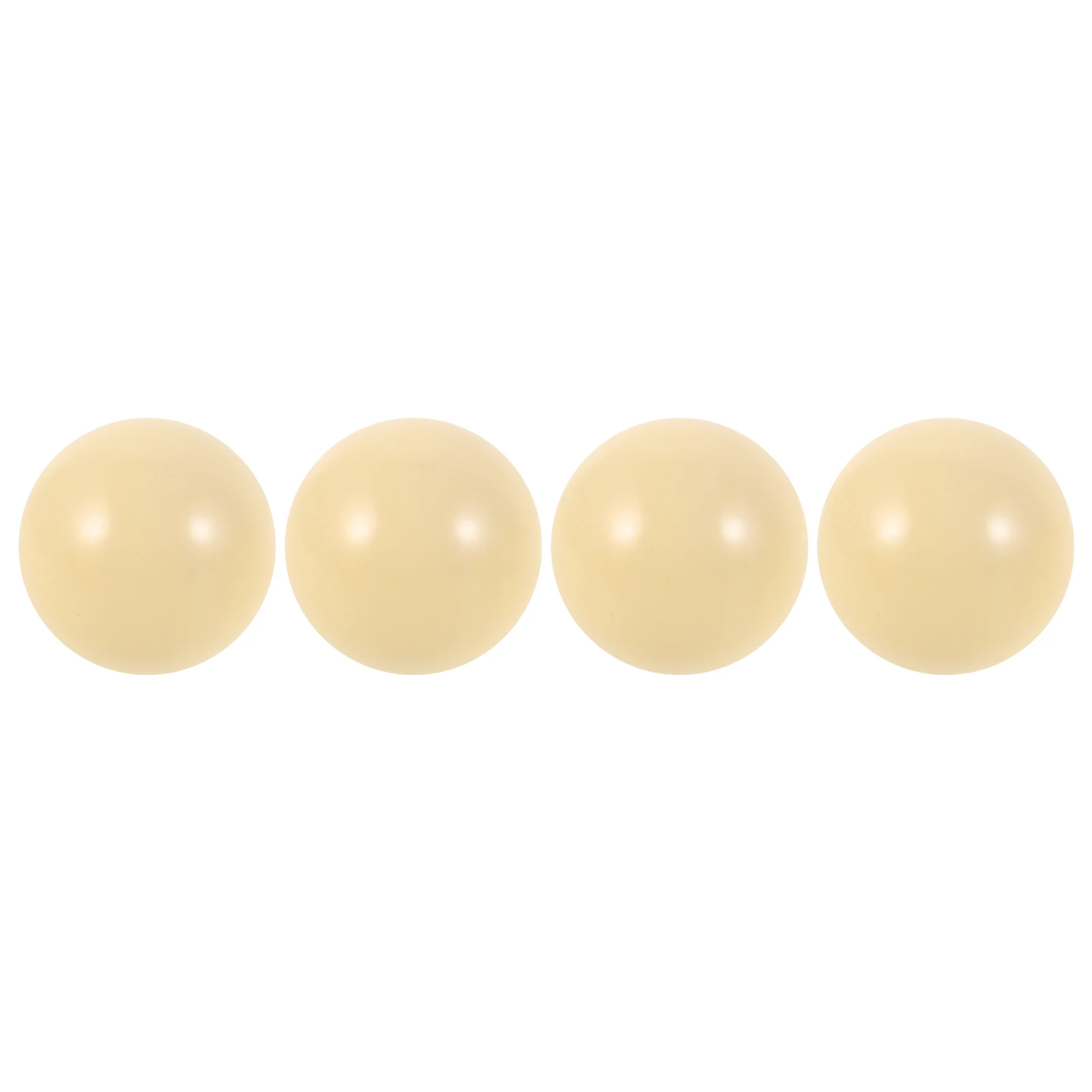

4pcs White 2-Inch Cue Balls For Table Beginners Amateur Players Durable Smooth Surface Even Weight Control