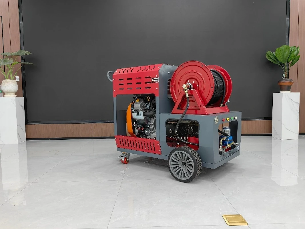200Bar 64L Pipe dredging machine Ultimate blockage removal tool