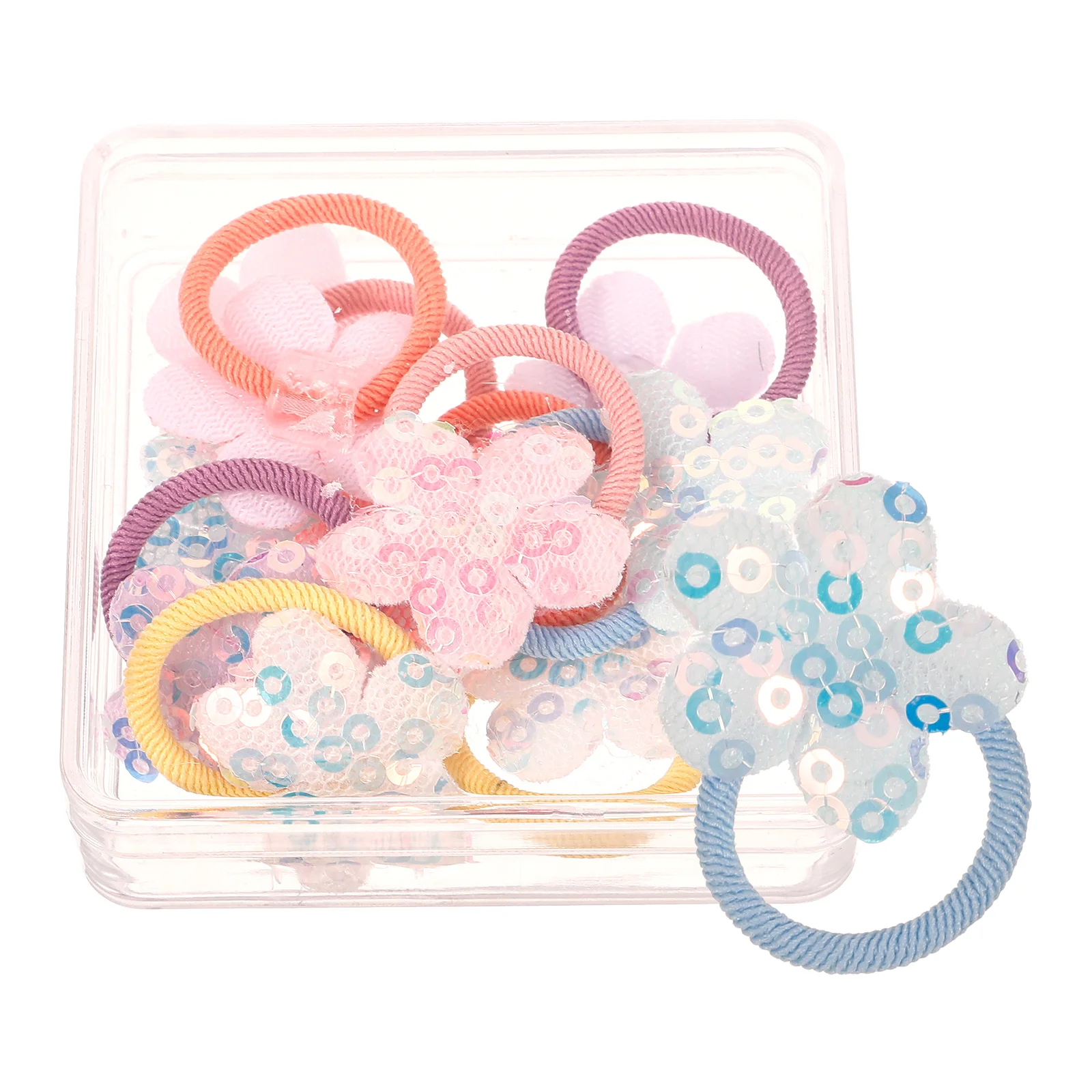 

10pcs Pet Hair Accessories Elastic Bands for Small Dogs Cats Rabbits Pomeranians Cute Cartoon Flower Hairband Dog Grooming Salon
