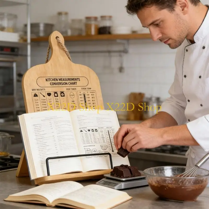 X22D Sophisticated Recipe Owner with Precise Conversion Tables Exemplary Gift Concept