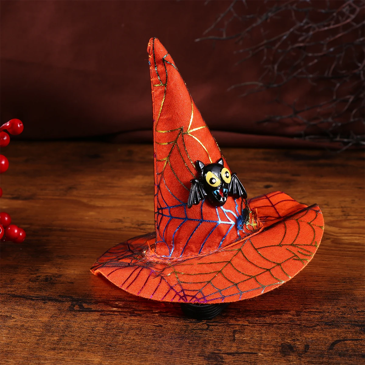 Funny Headdress Puppy Cat Cosplay Decor Halloween Pet Cosplay Decor Witch For Pet Festive Dog Puppy Hat Hat