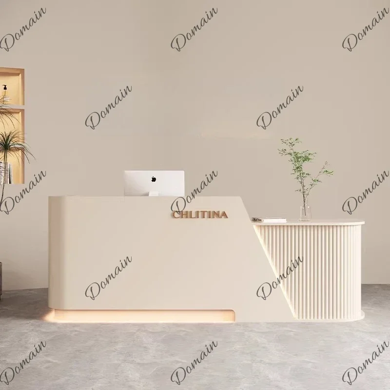 XX Beauty Salon Front Desk Reception Desk Clothing Store Checkout Counter Minimalist Designer Furniture Computer Desk Schreibtis