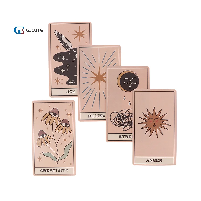 

48-картковая колода с настроением Оракула Таро Оракула Колода ведьмы Настольная игра «Твое ощущение действителен» Колода Оракула