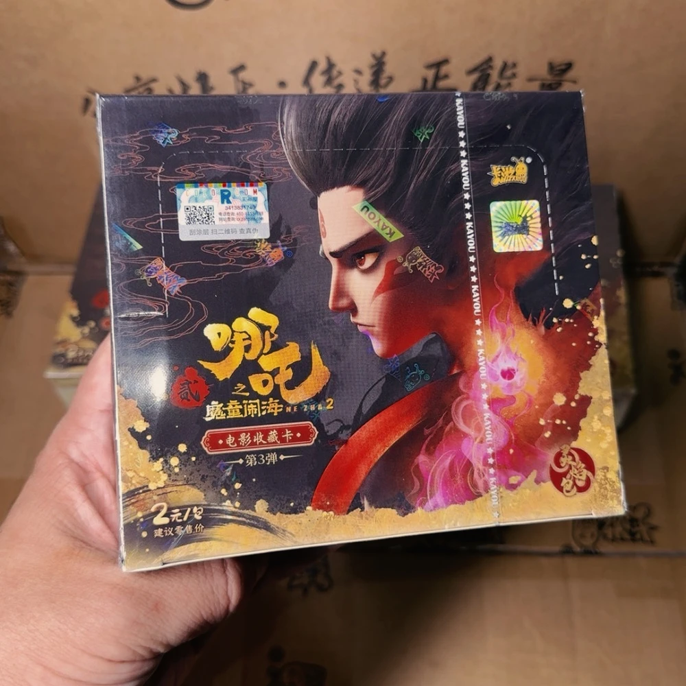 การ์ดแท้ KAYOU Devil Boy Conquest Series รุ่นล่าสุด Nezhaka Card Lingyan Bag ของสะสมจากภาพยนตร์อนิเมะ การ์ดสะสม ของขวัญวันเกิด ของเล่น