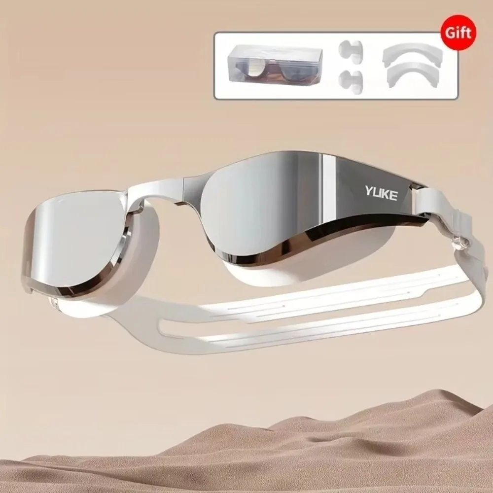 Versatile Soft Silicone Swimming Goggles Anti Fog Adjustable Strap HD Swim Goggles HD Waterproof Waterproof Goggles Water Sports