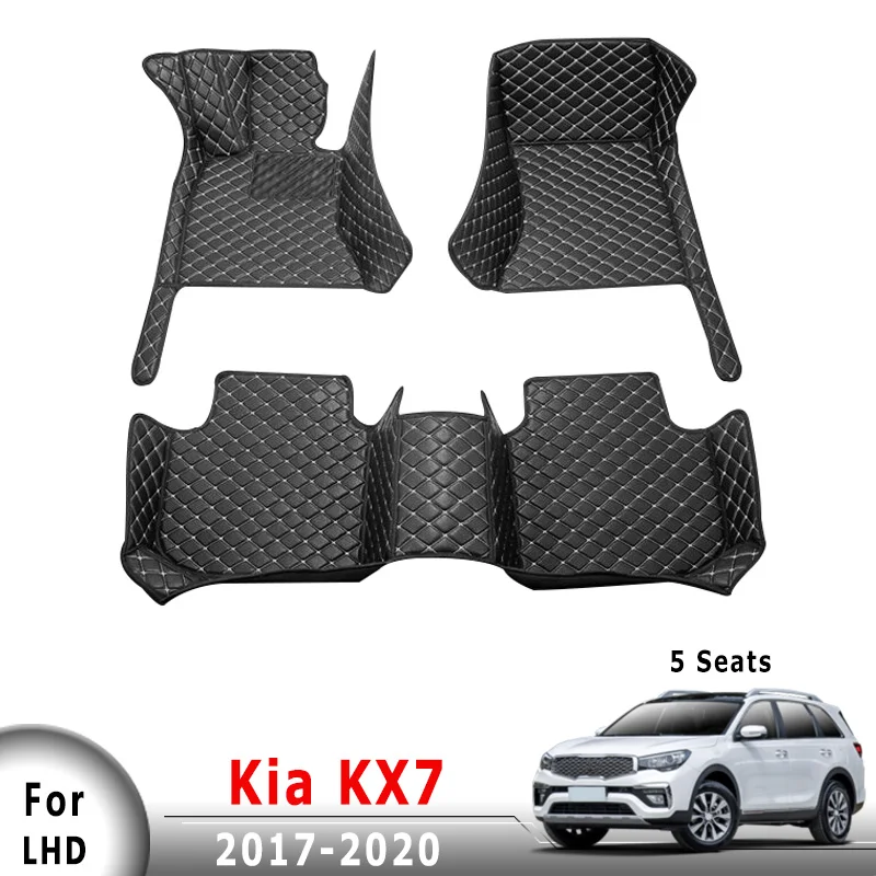 

Car Floor Mats For Kia KX7 2020 2019 2018 2017 (5 Seats) Carpets Waterproof Custom Auto Styling Interior Accessories Parts Cover