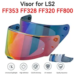 Daszki LS2 do kasku motocyklowego FF320 Stream FF353 Rapid FF328 FF800 Oryginalna wymiana dodatkowych soczewek Czarny irydowy srebrny