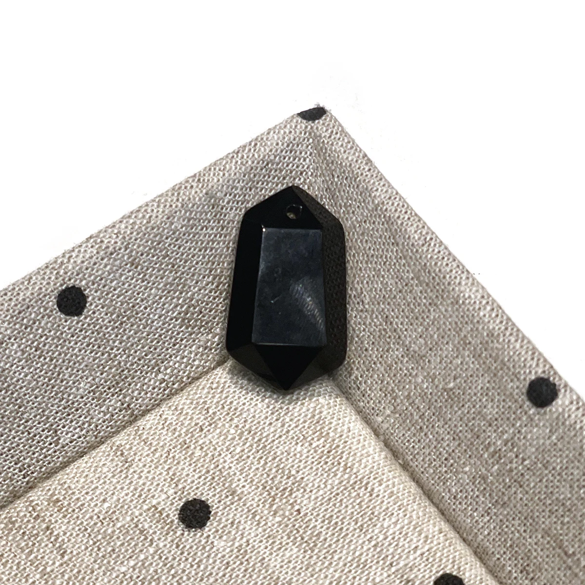 Facettierter Kleiner Naturstein-Anhänger 14x24mm für Schmuckherstellung DIY Halskette Armband Ohrringe Zubehör – Detail 6