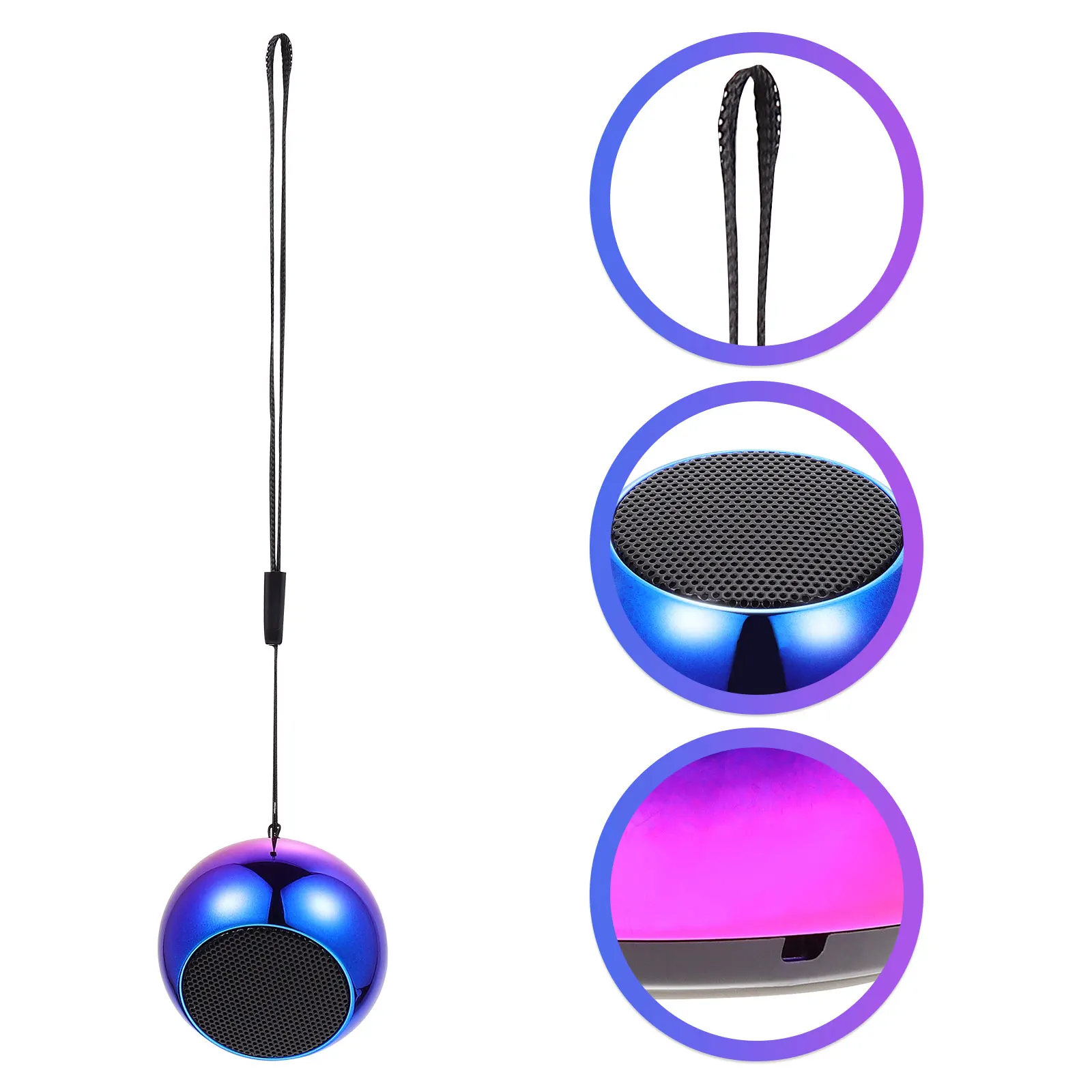 

1 set Mini Wireless Speaker Portable Compact Home Office Music Speaker High-Quality Sound