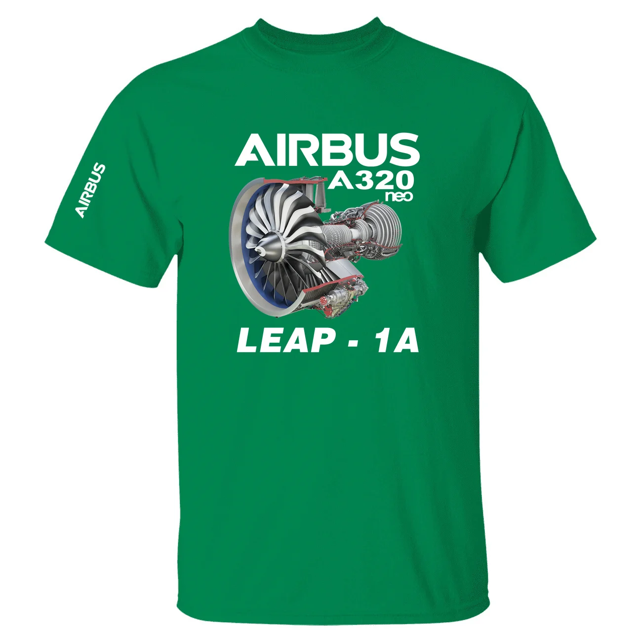 Airbus A320neo & Leap 1A Aviation Flight Pilots Short Sleeve T-shirts Cotton Graphic T Shirts for Men Women