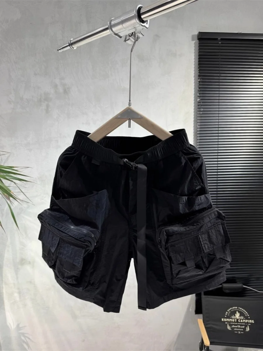 

Loose Fit Workwear orts Men's Summer Trendy Brand Functional Qui Dry Straight Leg Five ket Pants Casual Leisure orts