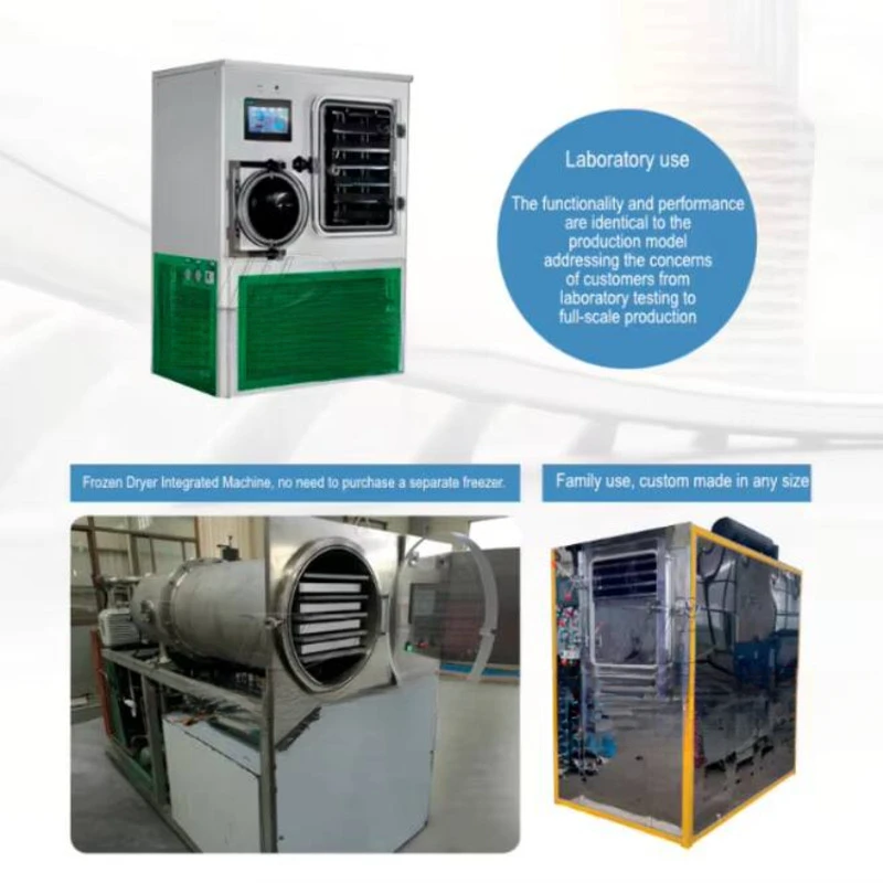 5kg/h Quick Drying Agricultural Fruit Powder Custom Freeze Dryer Automated Vacuum Low-temperature Freeze Dryer