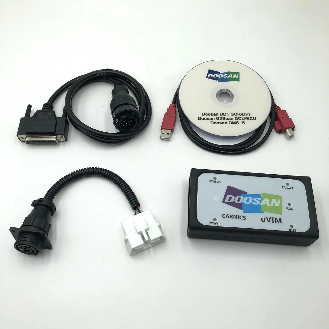 

Doosan Excavator Inspection Diagnostic Tool DDT SCR DPF G2 Scan DCU ECU DMS-5 Hardware + Software Version 1.6.3 2016.09