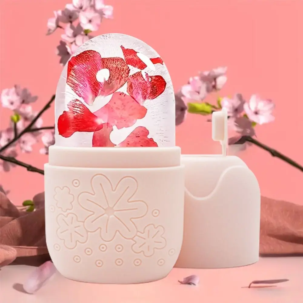 ترقية أسطوانة الثلج سيليكون للوجه قابلة لإعادة الاستخدام أدوات العناية بالبشرة الجمال قالب الثلج شد الوجه مدلك الوجه عيون والرقبة