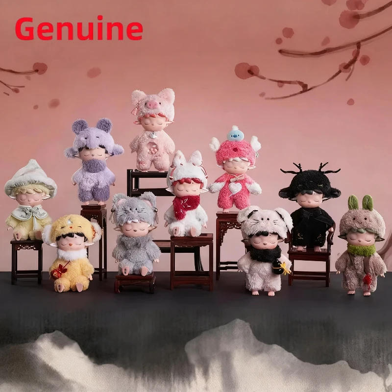 

Подлинная серия Heyone Mimi Wu Shi Xiao Yao Guai, слепая коробка, модная игрушка-подвеска Kawaii, экшн-фигурка аниме, игрушки, подарки для девочек