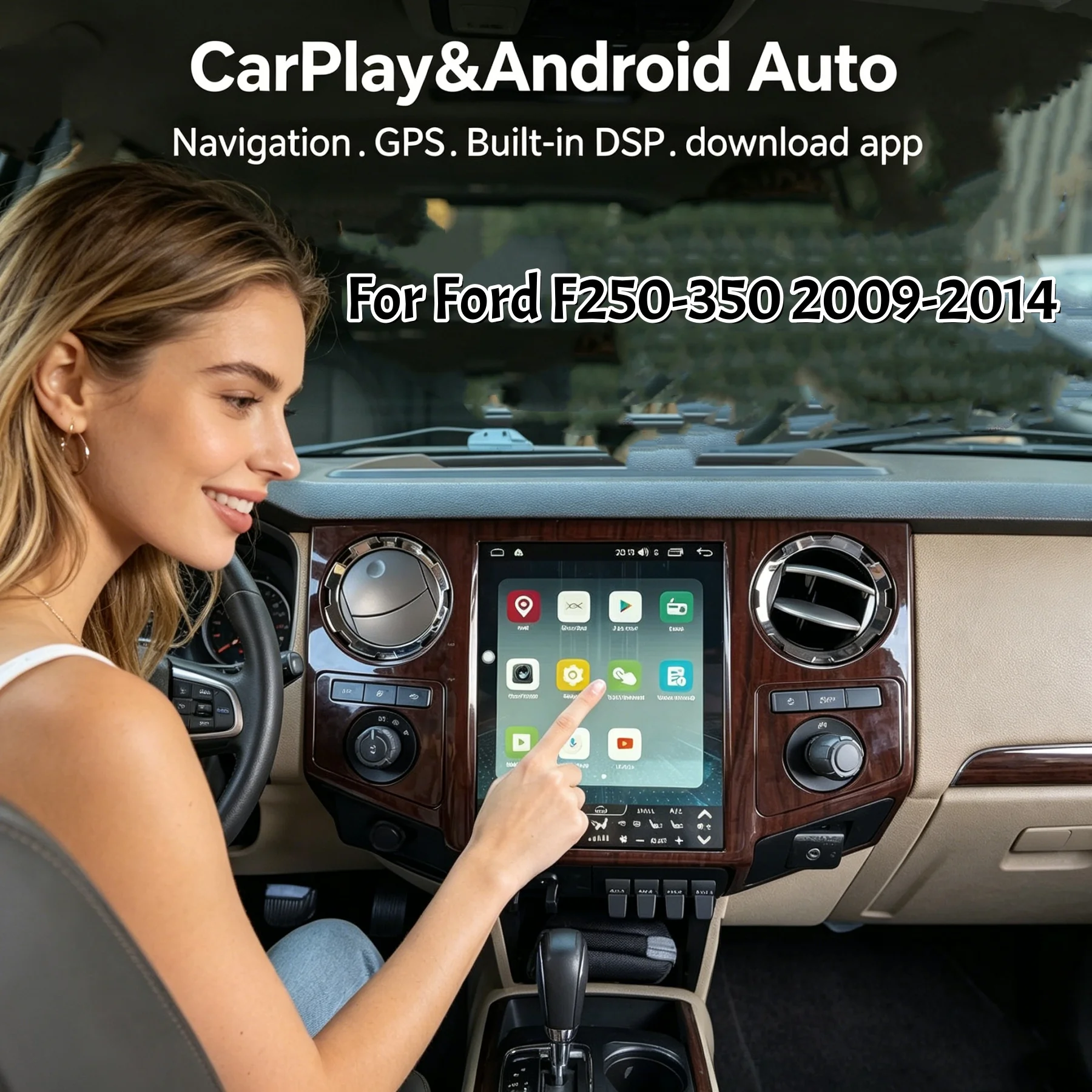 

Touch Screen For Ford F250 F350 F450 F650 2009-2014 Android Car Radio Receiver Autoradio Multimedia Player GPS Head Unit CarPlay