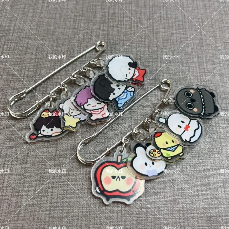 Game Love En Deepspace Xavier Zayne Rafayel Sylus Caleb Cosplay Badge Acryl Leuke Figuur Hanger Pin Legering Broche Accessoires