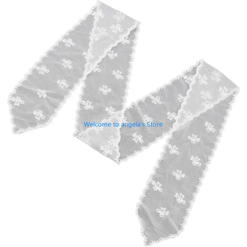 

X4yc мягкий кружевный шарф французский стили вышивая плеч