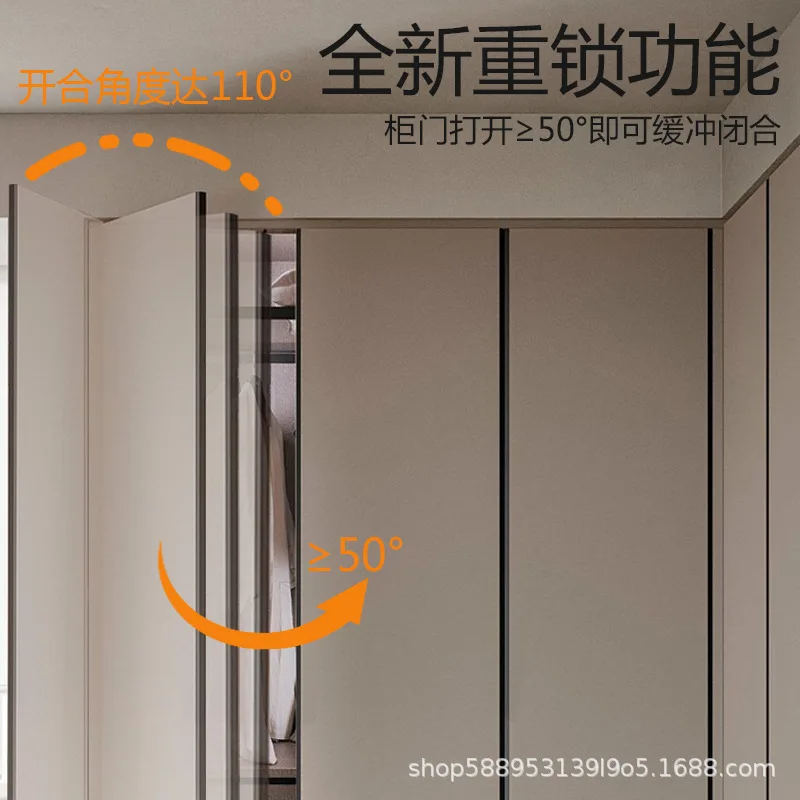 Mini Push To Open Cabinet Door Latch Automatic Spring Opener Wardrobe Kitchen Doors Alloy Plastic Body Optional Hinge Set
