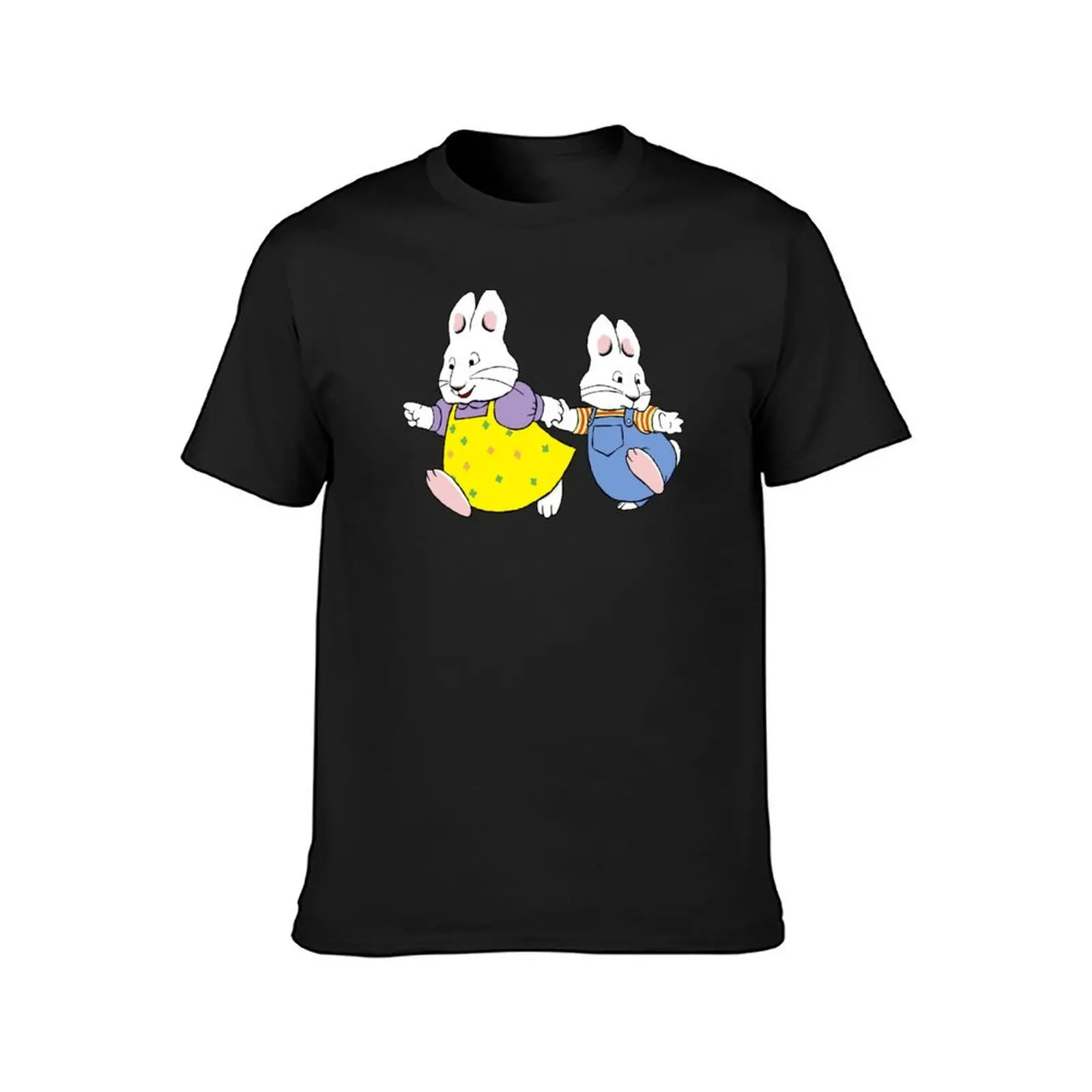 Max and ruby bunny T-Shirt anime customs design your own plain white t shirts men