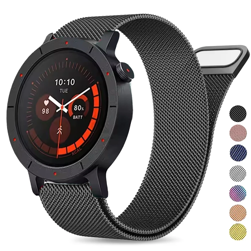 Cinturino ad anello milanese in metallo da 20/22 mm per CMF By Nothing Watch Pro 3 cinturino magnetico in acciaio inossidabile per accessori CMF Watch Pro 3/2