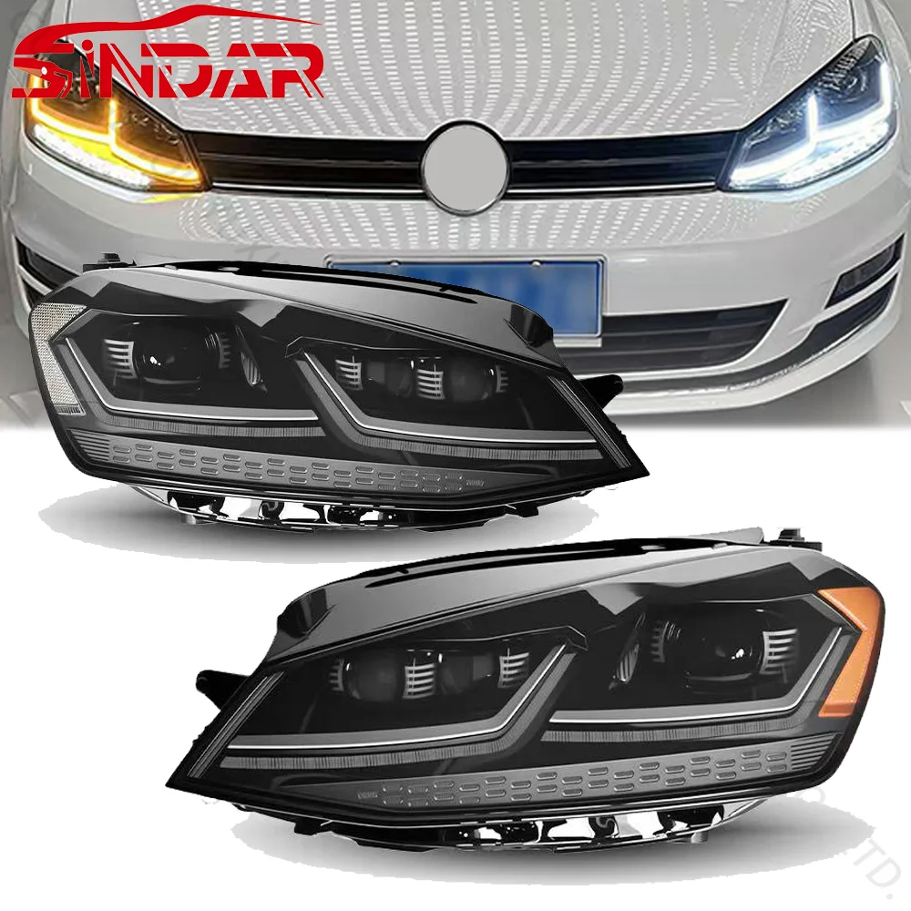 

Auto Modified New Led Headlight Assembly Car Head Lamp Accessories For Volkswagen Golf 7 Mk7 GTI 2012-2020 Wholesale