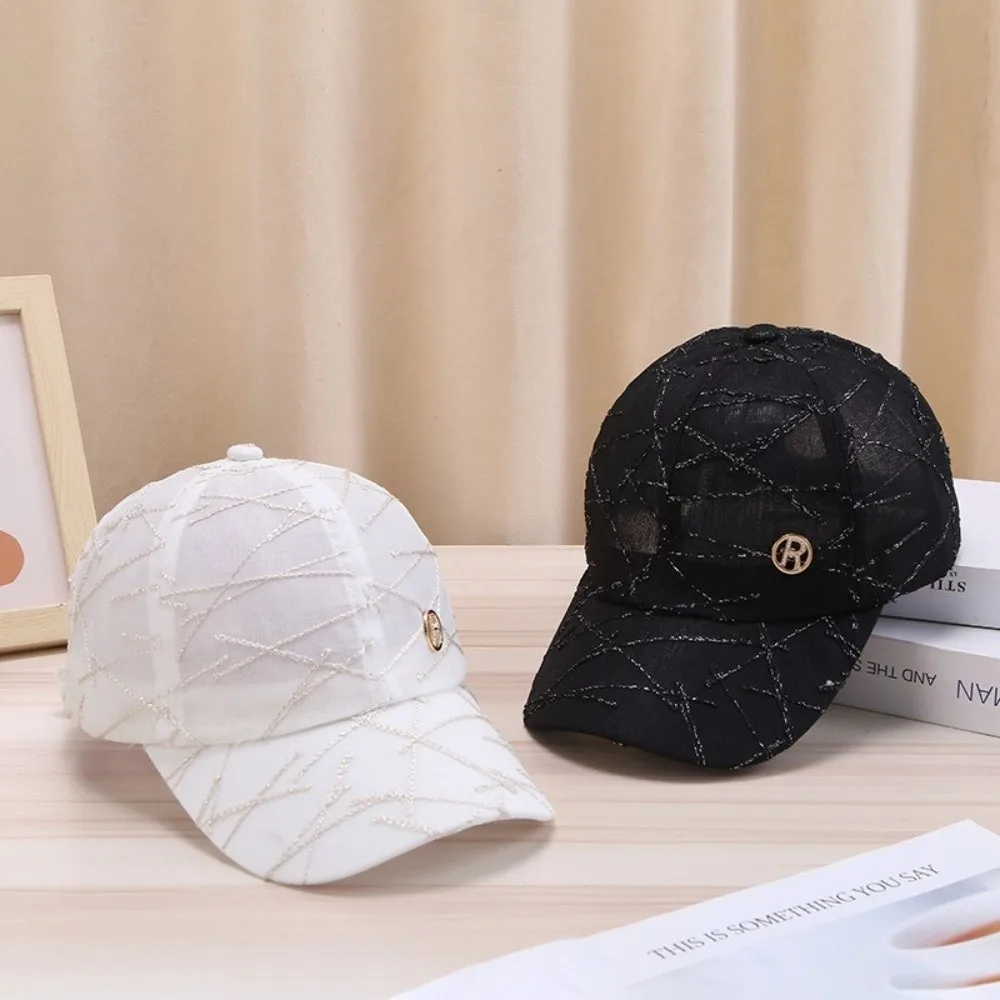 

Fashion Letter Baseball Caps Adjustable Breathable Sun Hats Simple Duck Tongue Hat Outdoor Sport