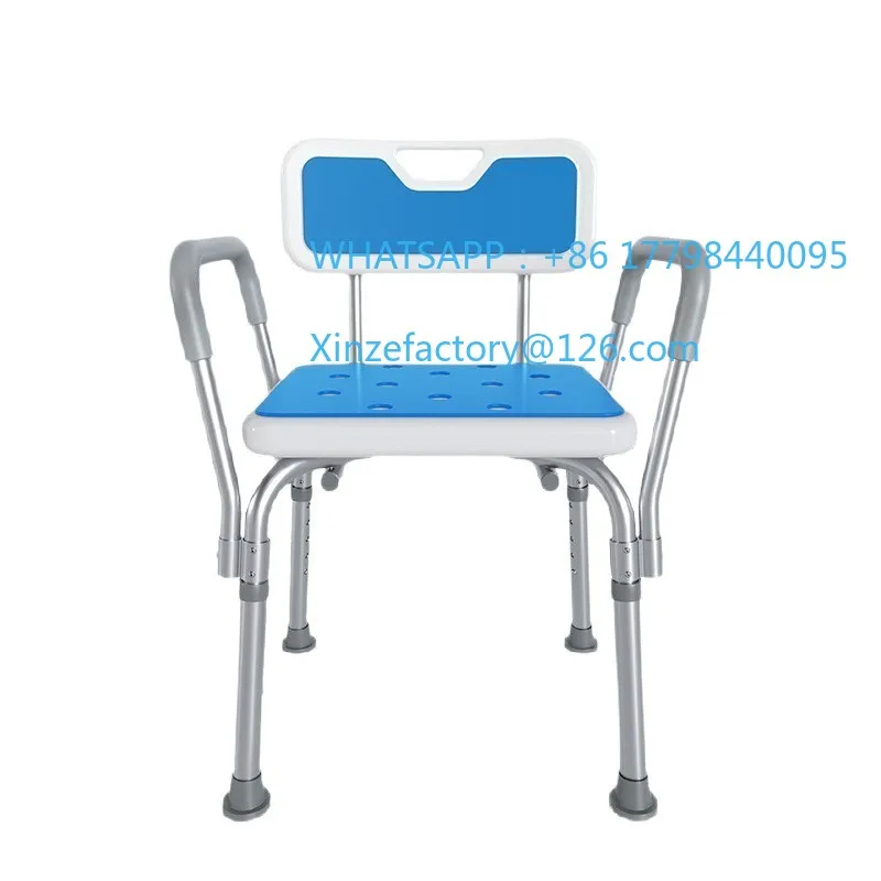 

Customizable elderly bath chair toilet shower non-slip