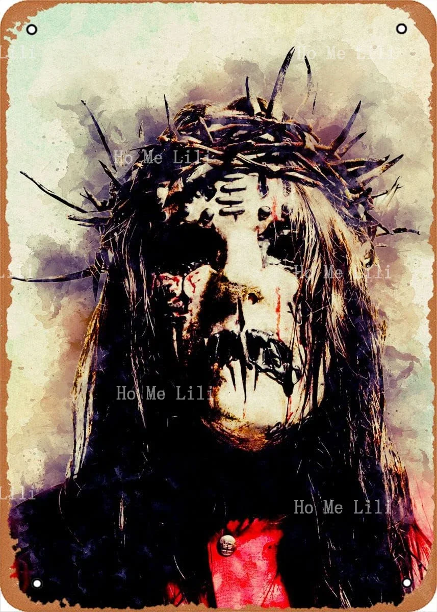 Music Joey Jordison Metal Tin Sign Poster Metal Vintage Plaque Art Wall Decor