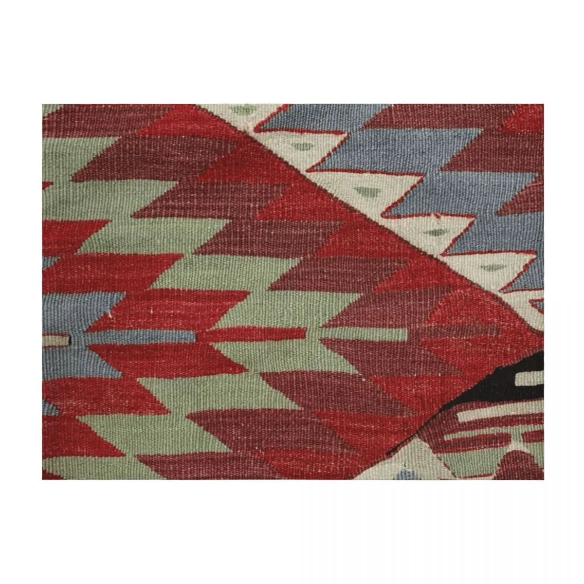 

Vintage Decorative Esme Kilim, Navaho Weave, Woven Aztec Textile, Kelim Throw Blanket Stuffeds Nap Sofas Blankets