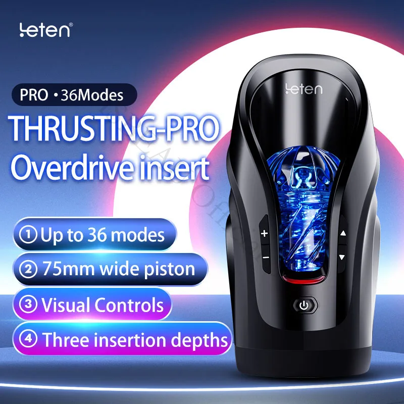 

Leten Thusting-Luxury High Speed Telescopis Male Masturbator Machine Automatic Thrusting Vagina Masturbation Sex Toys For Men