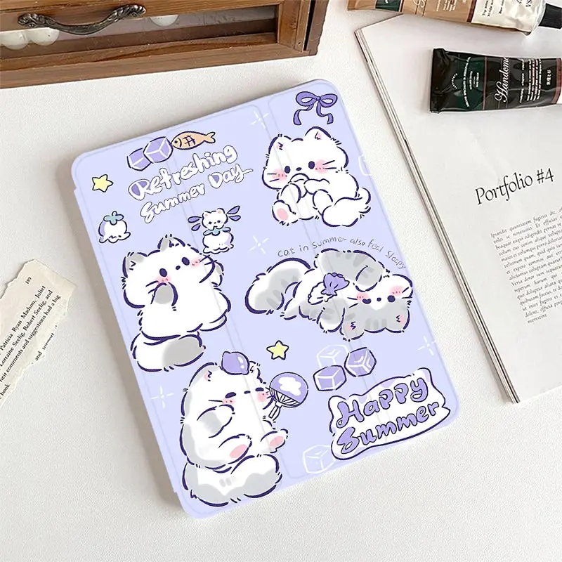 Tri-fold TPU Case Shockproof for Xiaomi Pad 7/7Pro 8/8Pro 11.2 inch Xiaomi Pad 5/5Pro 6/6Pro 11 inch Redmi Pad SE 11 inch