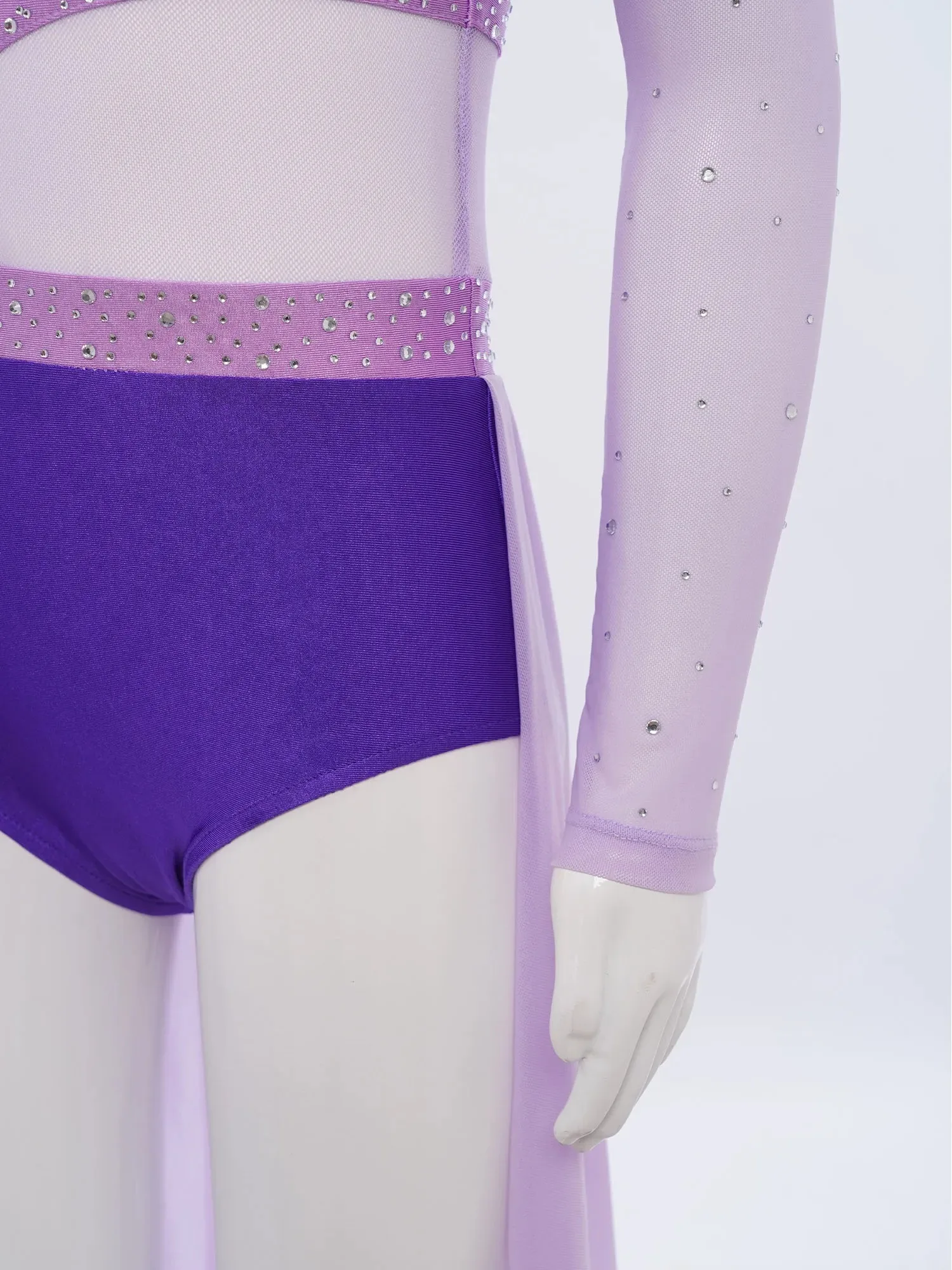 

New Kids Girls Jazz Dance Culotte Metallic Leopard Printed High Waist Elastic Waist Skirted Shorts for Cheerleading Performance
