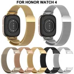 Metal Watchband for Honor Watch 4 Bracelet Strap Belt Replacement Metal Wrist Watch Accessories