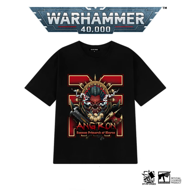 Starforged Star Forged Warhammer 40K Peripheral Star Warrior Gene Plasmoid Theme Short Sleeved T-shirt