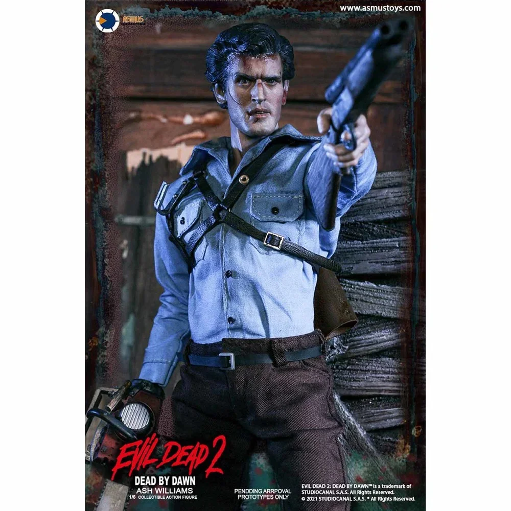 In Stock 100% Original Asmus Toys EDA001 1/6 Evil Dead 2 Ash Williams Pvc Film Character Model Art Collection