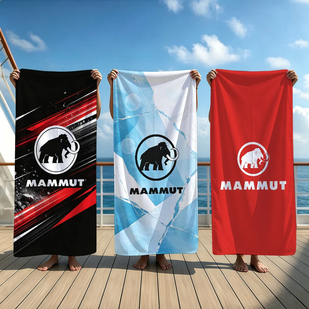 Logo M-MAMMUT-S Brand Towel Beach Oversized Soft Ultra Absorbent Quick Drying Large Pool Travel Camping Bathroom