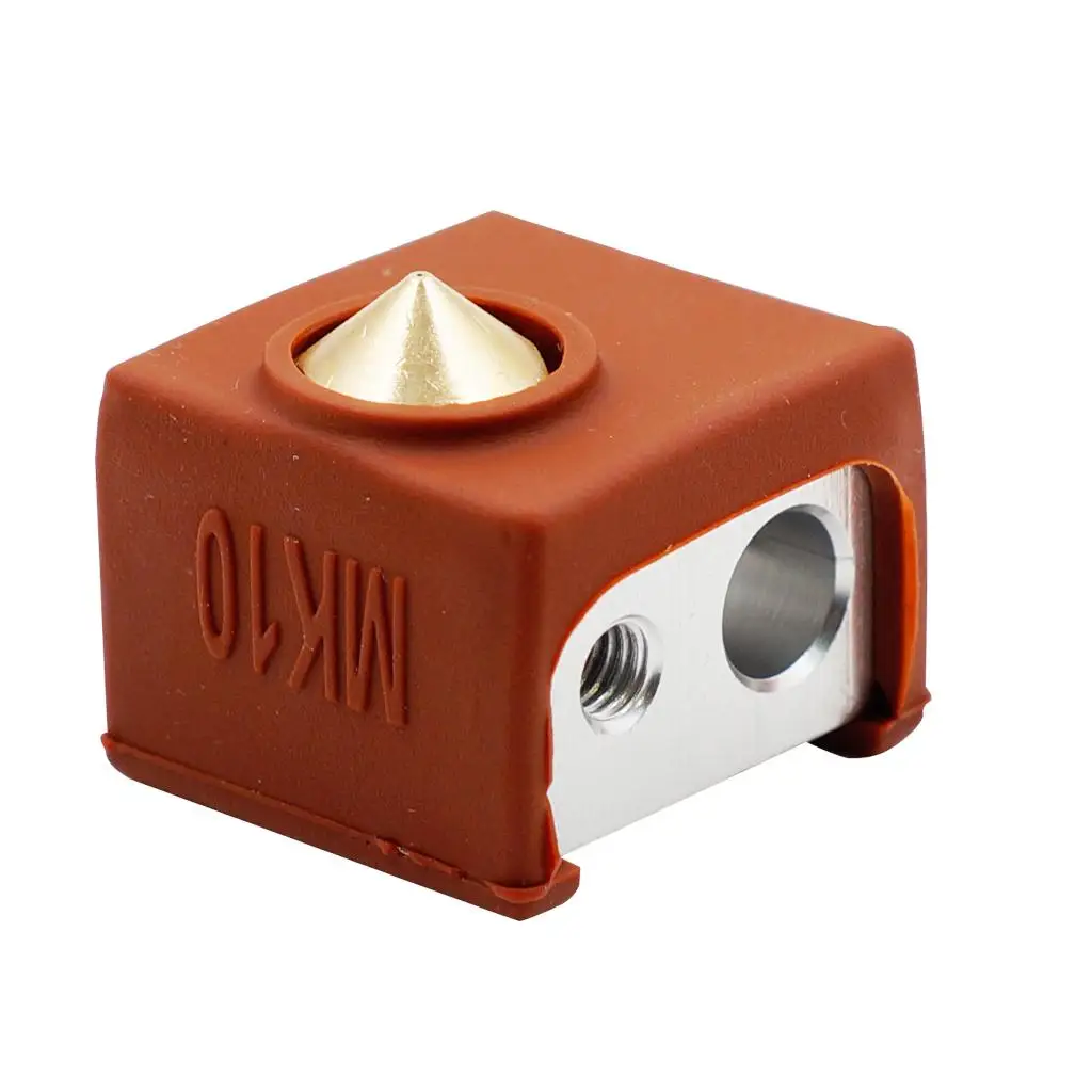 Silicone Socks Cover for MK10 Heat Block Case High Temperature Resistant 3D Printer Protection Sleeve