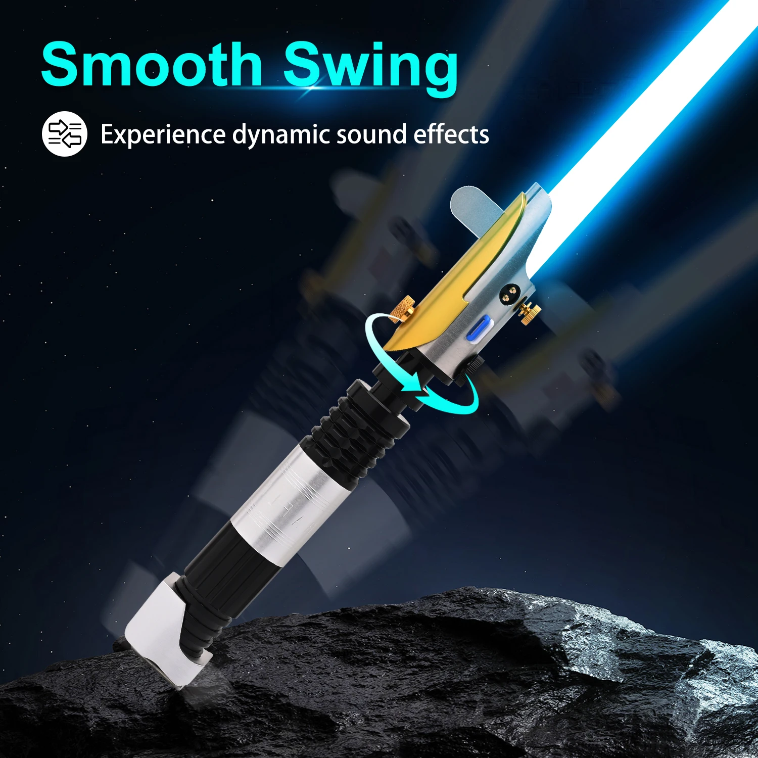 

TXQSABER Световой меч SNV4 Proffie Pixel Soundboard Гладкая качели Металлическая ручка со светодиодной лентой Лезвие Skywalker Косплей Игрушки Visions