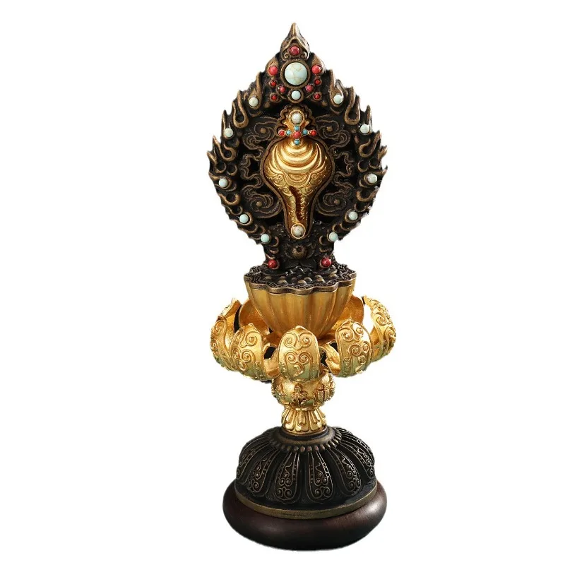 

Auspicious Eight Treasures Ornament Household Buddhist Hall Tantra Dharma Artifact