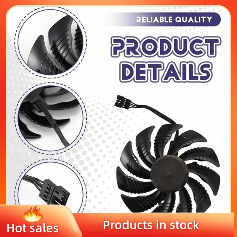 B53C 88Mm GPU Cooler Graphics Card Fan For REDEON AORUS RX580/570 GIGABYTE GV-RX570 AORUS GV-RX580AORUS