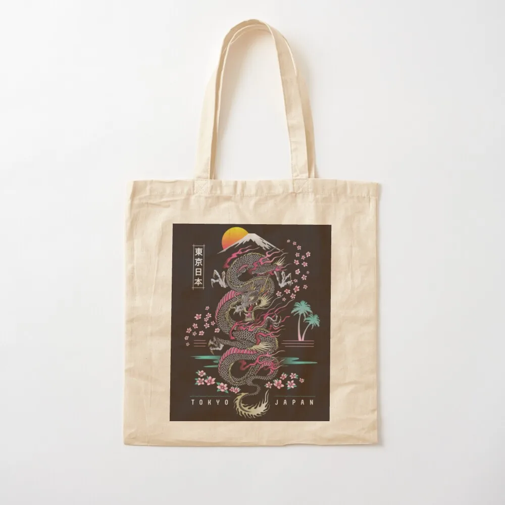 Cool Japanese design Tote Bag university shopper bag Women's beach bags women bag