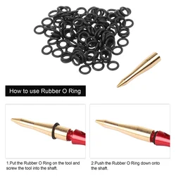 Fox Smiling Professional Darts Shafts O Ring Installer Dart Tools Dart Accessories With 60PCS O Ring