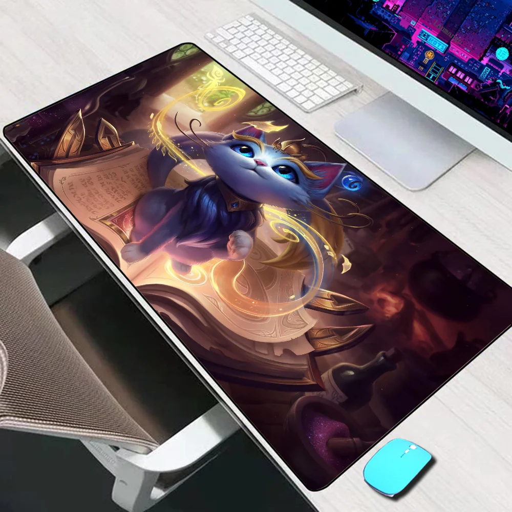 League of Legends Yuumi Large Mouse Pad Gaming Accessories Mouse Mat XXL Laptop Keyboard Mat PC Gamer Desk Pad Computer Mousepad