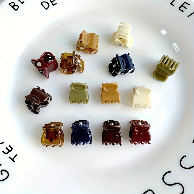50/100 Stück Mini-Seitenklammer-Set | Perfekt als alltäglicher Haarschmuck für süße Mädchen mit geflochtenen Frisuren oder Pferdeschwänzen. – Detail 7