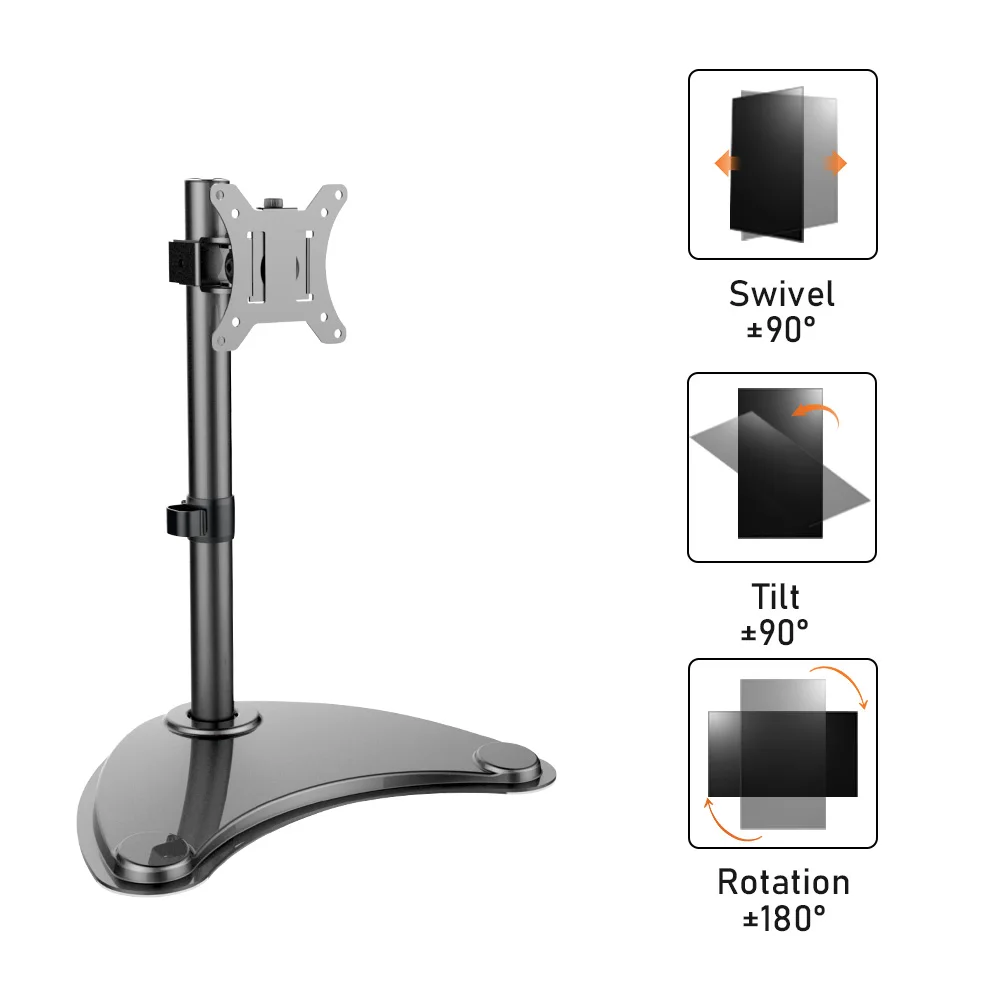 Adjustable monitor stand, suitable for screens under 32 inches, universal freestanding monitor stand