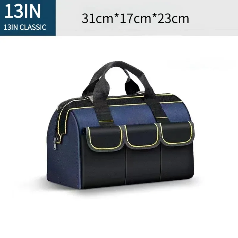 1680D Oxford Cloth Tool Bag Multi-Function Electrician Bag, Multi-Pocket Waterproof Anti-Fall Storage Bag Electrician Tools